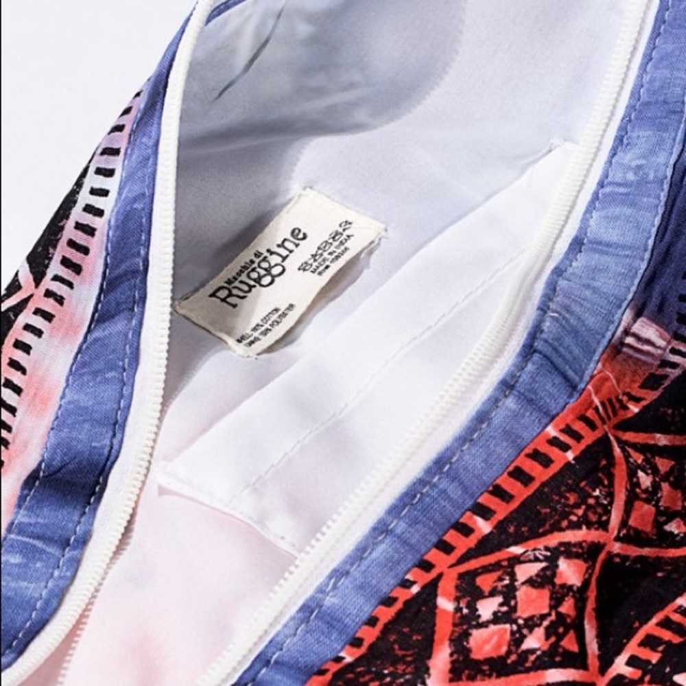 Multi colored and print fine cotton boho bag. - Picture 7 of 7